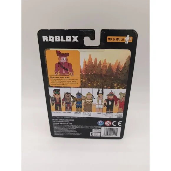 2019 Roblox Figure 'BITTERSWEET: RUBY WAKE' w/ Exclusive Item Code - Picture 2 of 2